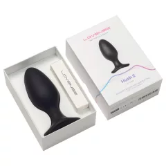   LOVENSE Hush 2 L - malý análny vibrátor s batériou (57 mm) - čierny