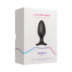   LOVENSE Hush 2 L - dobíjací malý análny vibrátor (57 mm) - čierny