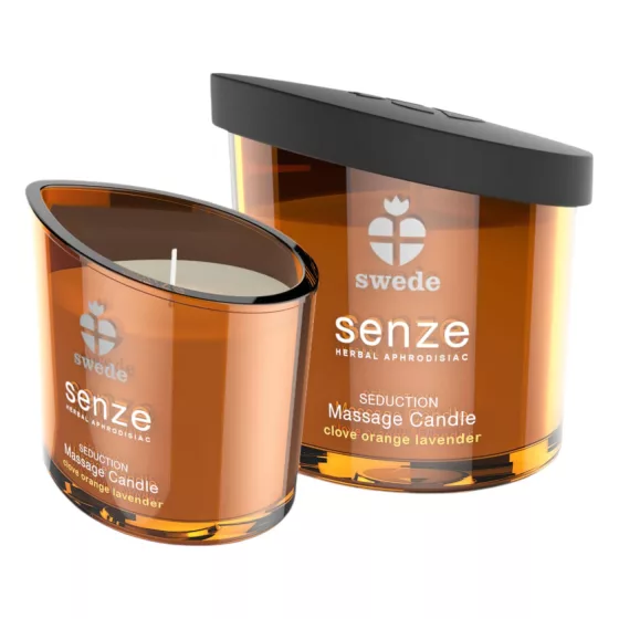 Swede Senze - masážna sviečka - pomaranč, levanduľa 50ml