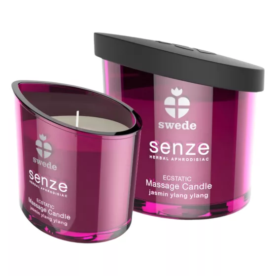 Swede Senze - masážna sviečka - jazmín, ylang-ylang - 50 ml