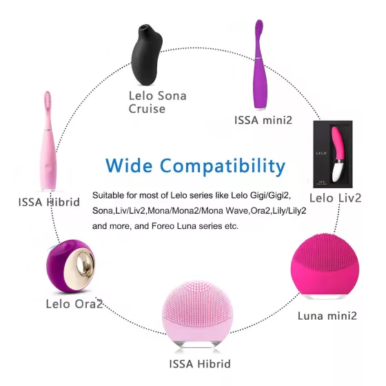 LELO - USB nabíjačka 5V - nabíjací kábel - biely