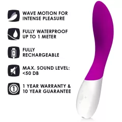 LELO Mona Wave - vibrátor na G-bod - vodotesný - fialový