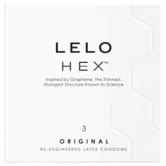 LELO Hex Original - luxusný kondóm (3 ks)