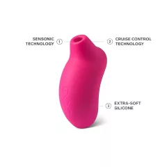   LELO Sona Cruise - pulzačný stimulátor klitorisu - červená