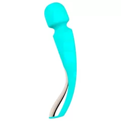   LELO Smart Wand 2 - masážna hlavica vibrátor - veľká - dobíjacia - tyrkysová