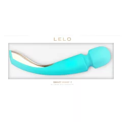   LELO Smart Wand 2 - masážna hlavica vibrátor - veľká - dobíjacia - tyrkysová