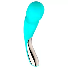   LELO Smart Wand 2 - masážna hlavica vibrátor - veľká - dobíjacia - tyrkysová