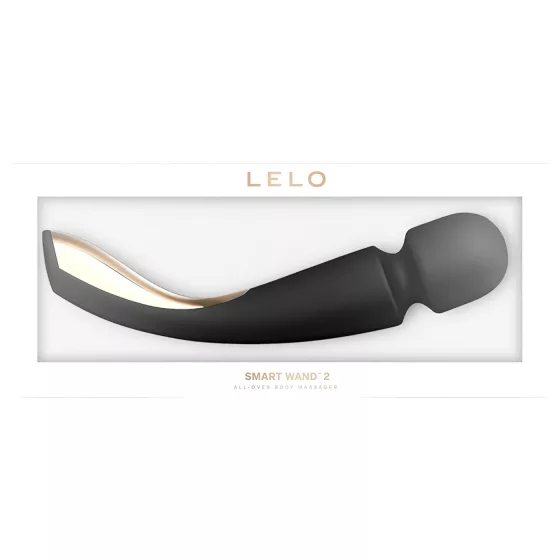 LELO - masážna hlavica vibrátor - veľká - nabíjateľná - čierna