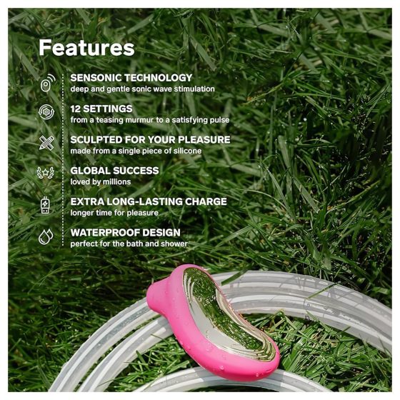 LELO Sona 2 - stimulátor klitorisu s vlnami - červený