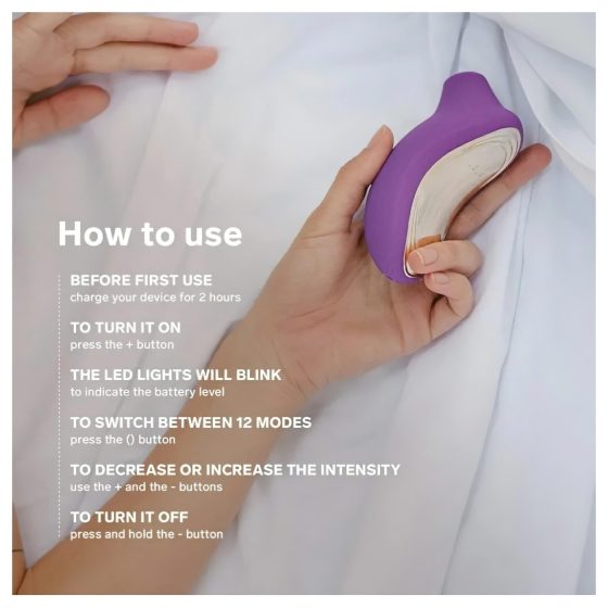 LELO Sona 2 Cruise - stimulátor klitorisu s vlnami - čierny