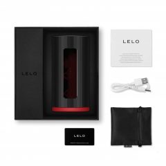   LELO F1s V2 - Inteligentný dobíjací interaktívny masturbátor (čierno-červený)