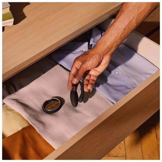 LELO Tiani Duo - párový vibrátor - silikón - čierny