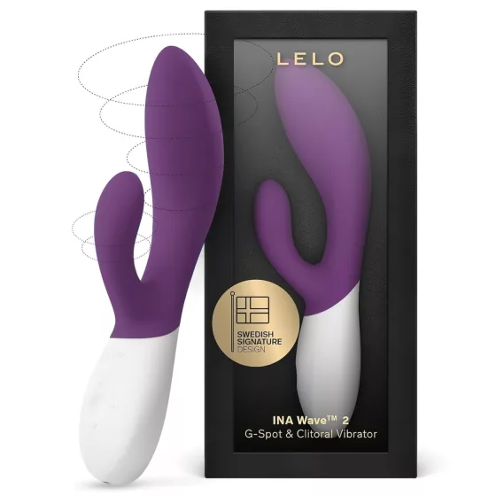 LELO Ina Wave 2 - vibrátor s akumulátorom - vodotesný - fialový