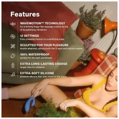   LELO Ina Wave 2 - vibrátor s akumulátorom - vodotesný - fialový