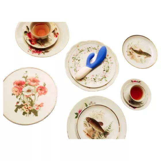 LELO Ina Wave 2 - vibrátor - nabíjateľný, vodotesný - modrý