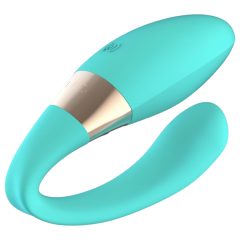   LELO Tiani Harmony - nabíjací, inteligentný párový vibrátor (tyrkysový)