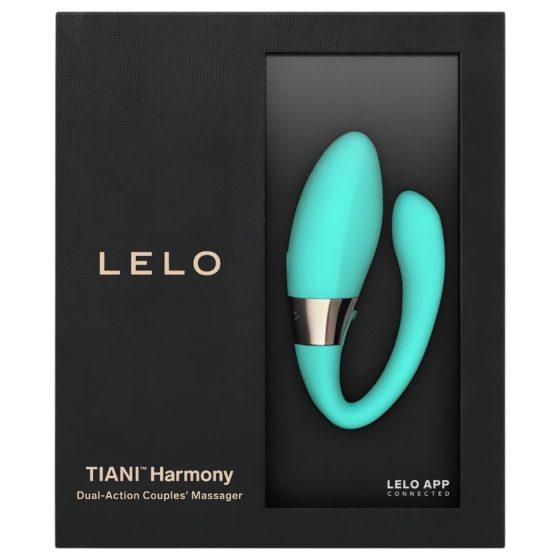 LELO Tiani Harmony - párový vibrátor - dobíjateľný, smart - tyrkysový