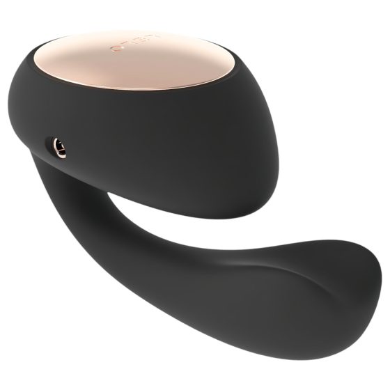 LELO Ida Wave - inteligentný, nabíjací vibračný a rotačný vibrátor (čierny)