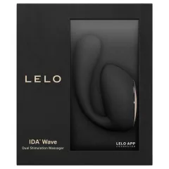   LELO Ida Wave - vibrátor s rotáciou a vibráciou - čierny, dobíjací
