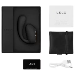   LELO Ida Wave - vibrátor s rotáciou a vibráciou - čierny, dobíjací