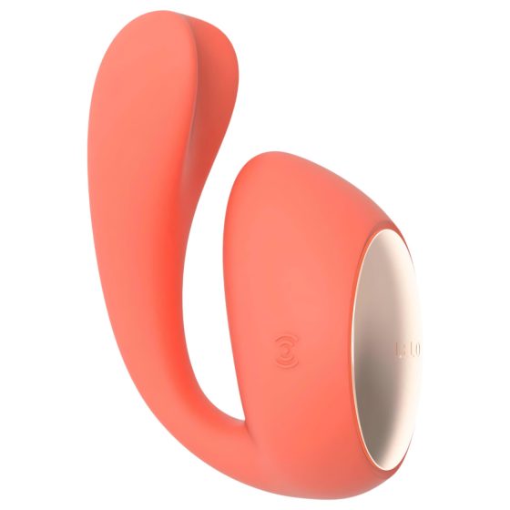 LELO Ida Wave - inteligentný akumulátorový vibrátor s rotáciou (korálová)