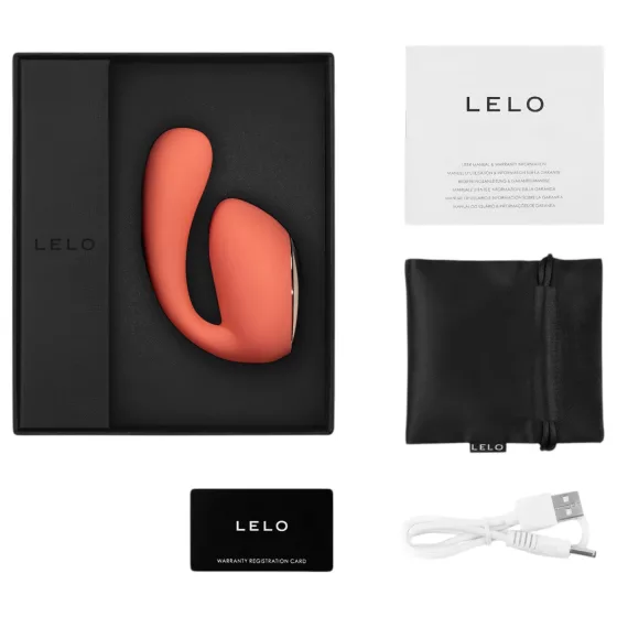 LELO Ida Wave - vibračný rotačný vibrátor na diaľkové ovládanie - koralový