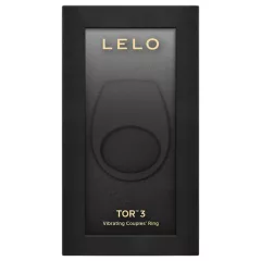   LELO Tor 3 - vibračný erekčný krúžok - nabíjateľný - čierny