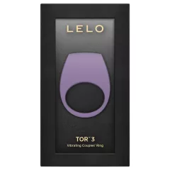   LELO Tor 3 - Vibračný erekčný krúžok pre mužov s ovládaním cez aplikáciu (fialový)