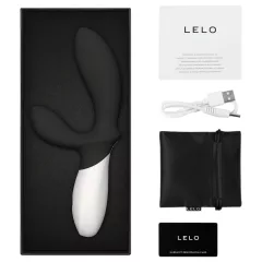   LELO Loki Wave 2 - vibračný stimulátor prostaty - dobíjací, vodotesný, čierny