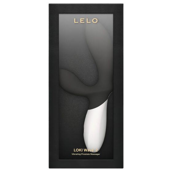 LELO Loki Wave 2 - vibračný stimulátor prostaty - dobíjací, vodotesný, čierny