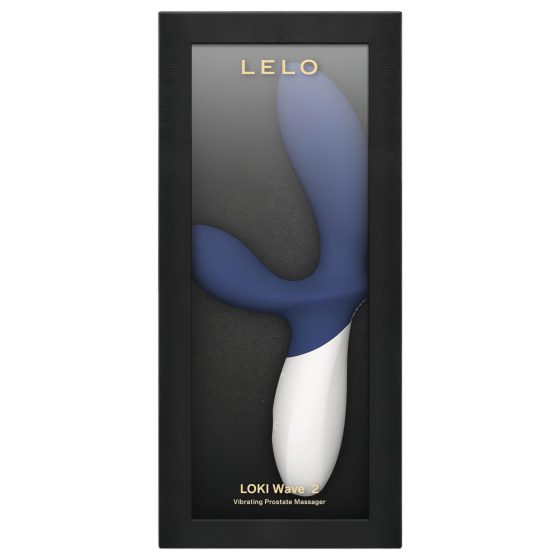 LELO Loki Wave 2 - vibrátor na prostatu - akumulátorový, vodotesný, modrý