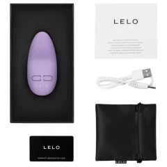   LELO - vibrátor na klitoris - nabíjateľný vodotesný - fialový