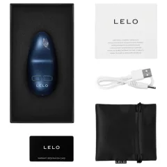   LELO - vibračný stimulátor klitorisu - nabíjací, vodotesný - modrá