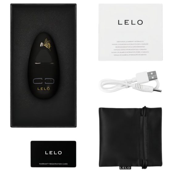 LELO Nea 3 - Nabíjateľný, vodotesný klitoriálny vibrátor (čierny)
