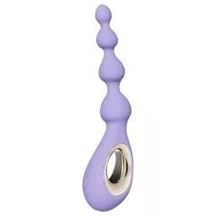   LELO Soraya Beads - análny vibrátor - nabíjateľný, vodotesný - fialový