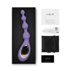  LELO Soraya Beads - dobíjací, vodotesný análny vibrátor (fialový)