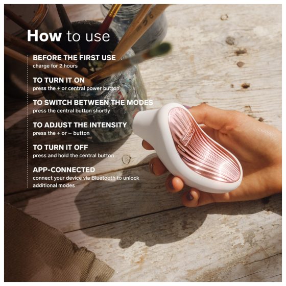 LELO Sona 3 - stimulátor klitorisu na vlny - biely