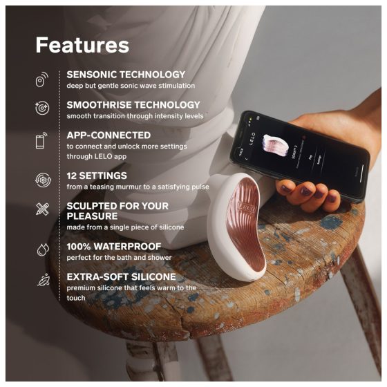 LELO Sona 3 - stimulátor klitorisu na vlny - levanduľová farba