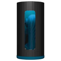 LELO F1s V3 - interaktívny masturbátor - čierna/modrá