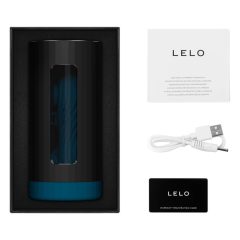 LELO F1s V3 XL - interaktívny masturbátor (čierno-modrý)