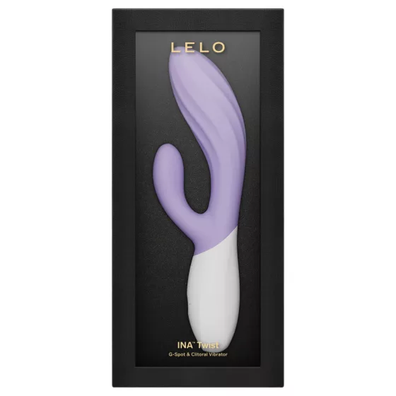 LELO INA Twist - vaginálny G-bod vibrátor s klitorálnym výstupkom (fialový)