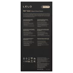   LELO INA Twist - vaginálny G-bod vibrátor s klitorálnym výstupkom (fialový)