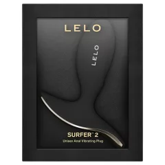   LELO Surfer - inteligentný vibračný análny plug (čierny)