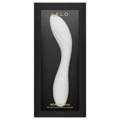   LELO Mona Spectra - inteligentný vibrátor na bod G s LED svetlom (biely)