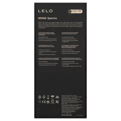   LELO Mona Spectra - inteligentný vibrátor na bod G s LED svetlom (biely)