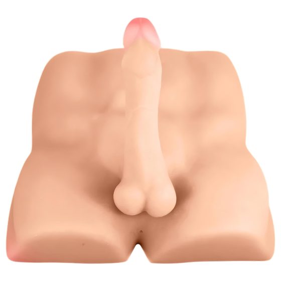 Blush X5 Rough Rider - mužský torzo (prírodný)