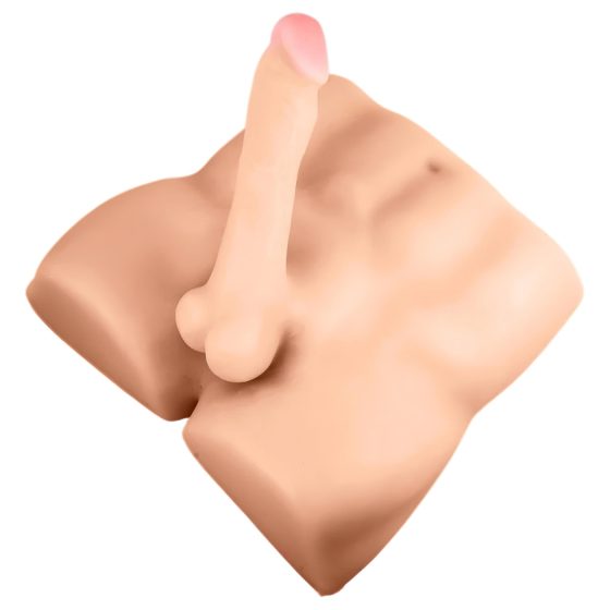 Blush X5 Rough Rider - mužský torzo (prírodný)