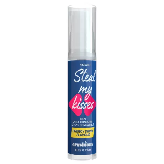 Crushious Steal My Kisses - aromatizovaný lubrikačný gél, energetický nápoj (10 ml)