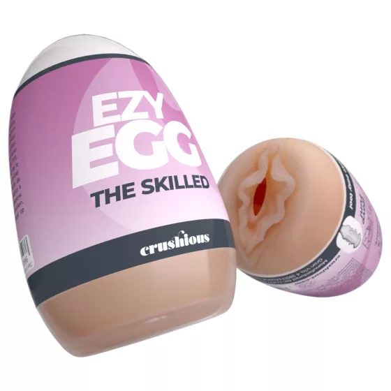 Crushious Ezy Egg The Skilled - masturbačné vajíčko (telovej farby)