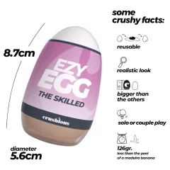   Crushious Ezy Egg The Skilled - masturbačné vajíčko (telovej farby)
